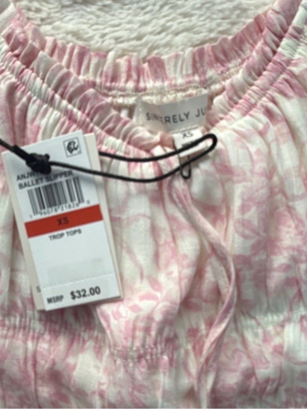 Sincerely Jules Light Pink Floral Peplum Blouse - Picture 3 of 3